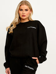 Embroidered Los Angeles Fleece Co-ord