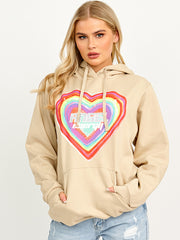 Angel Energy Graphic Print Hoodie