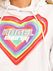 Angel Energy Graphic Print Hoodie