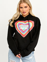 Angel Energy Graphic Print Hoodie