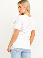 Peace Love Graphic Printed T-Shirt