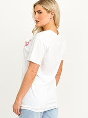 L'Amour Teddy Graphic Printed T-Shirt