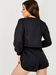 Ye Saint Love Crop Top & Shorts Co-ord