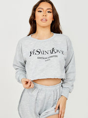 Ye Saint Love Crop Top & Shorts Co-ord