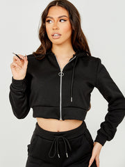 Co-out van de codeed top & split-broek fleece coöperatie