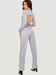 Knoten Rückenrippen Co-ord