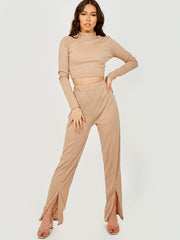 Knoten Rückenrippen Co-ord