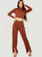 Knoten Rückenrippen Co-ord