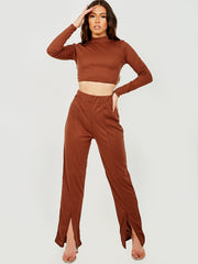 Knoten Rückenrippen Co-ord