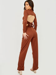 Knoten Rückenrippen Co-ord