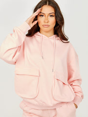 Utility Pocket Hooded Top & Trouser Fleece Co-ord