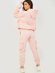 Utility Pocket Hooded Top & Trouser Fleece Co-ord