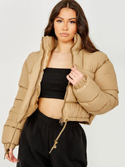 New Cropped Puffer Jacket