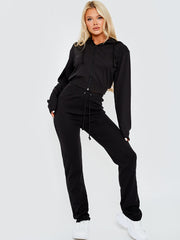 Ribbed Zip Up Hoodie & Trouser Co-ord