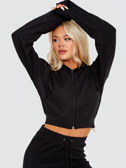 Ribbed Zip Up Hoodie & Trouser Co-ord