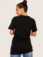 Couture Butterfly Graphic Printed T-Shirt