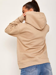 Couture Butterfly Graphic Fleeced Hoodie