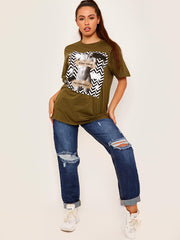 Stay True Graphic Printed T-Shirt