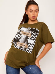 Stay True Graphic Printed T-Shirt