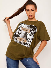 Stay True Graphic Printed T-Shirt