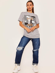 Stay True Graphic Printed T-Shirt