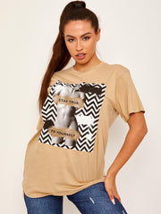 Stay True Graphic Printed T-Shirt