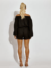 Cheeshoth Bardot Top & Shorts Coord