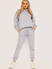 Oversized hoodie en jogger fleeced coöperatie