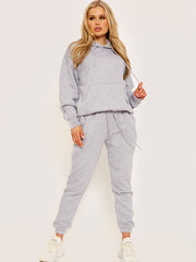 Oversized hoodie en jogger fleeced coöperatie