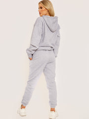 Oversized hoodie en jogger fleeced coöperatie