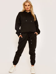 Oversized hoodie en jogger fleeced coöperatie