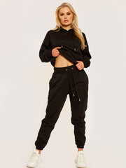 Oversized hoodie en jogger fleeced coöperatie