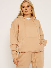 Oversized hoodie en jogger fleeced coöperatie