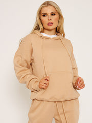 Oversized hoodie en jogger fleeced coöperatie