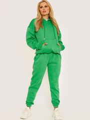 Oversized hoodie en jogger fleeced coöperatie