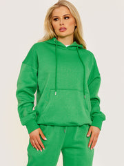Oversized hoodie en jogger fleeced coöperatie