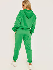 Oversized hoodie en jogger fleeced coöperatie