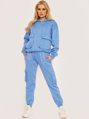 Utility Pocket Hooded Top & Trouser Fleece Co-ord