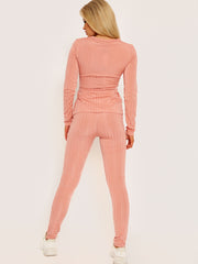 Brede geribbelde riemcoördin