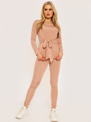 Brede geribbelde riemcoördin