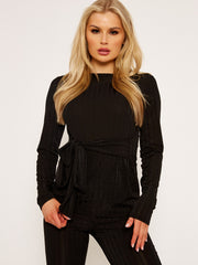 Brede geribbelde riemcoördin