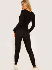 Brede geribbelde riemcoördin