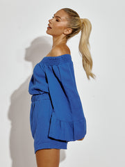 Cheeshoth Bardot Top & Shorts Coord