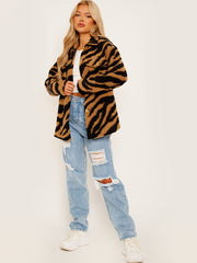 Zebra Print Jacket Shacket