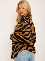 Zebra Print Jacket Shacket