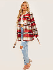 Gecontroleerde oversized dikke riem shacket