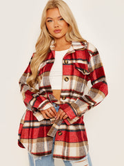 Gecontroleerde oversized dikke riem shacket