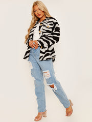 Zebra Print Jacket Shacket