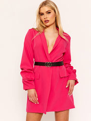 Blazer -Kleid mit Gürtel