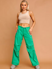 Balloon Cargo Trousers With Toggle Detail